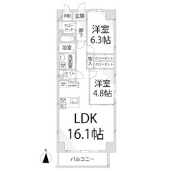 キャッスルコート土山の物件間取画像